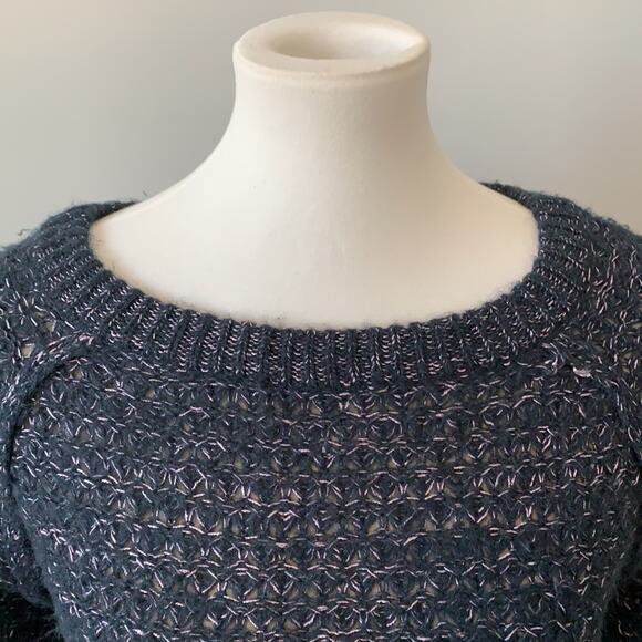 Frenchi Round Neck Knit Wool Sweater Sz S - Picture 4 of 8
